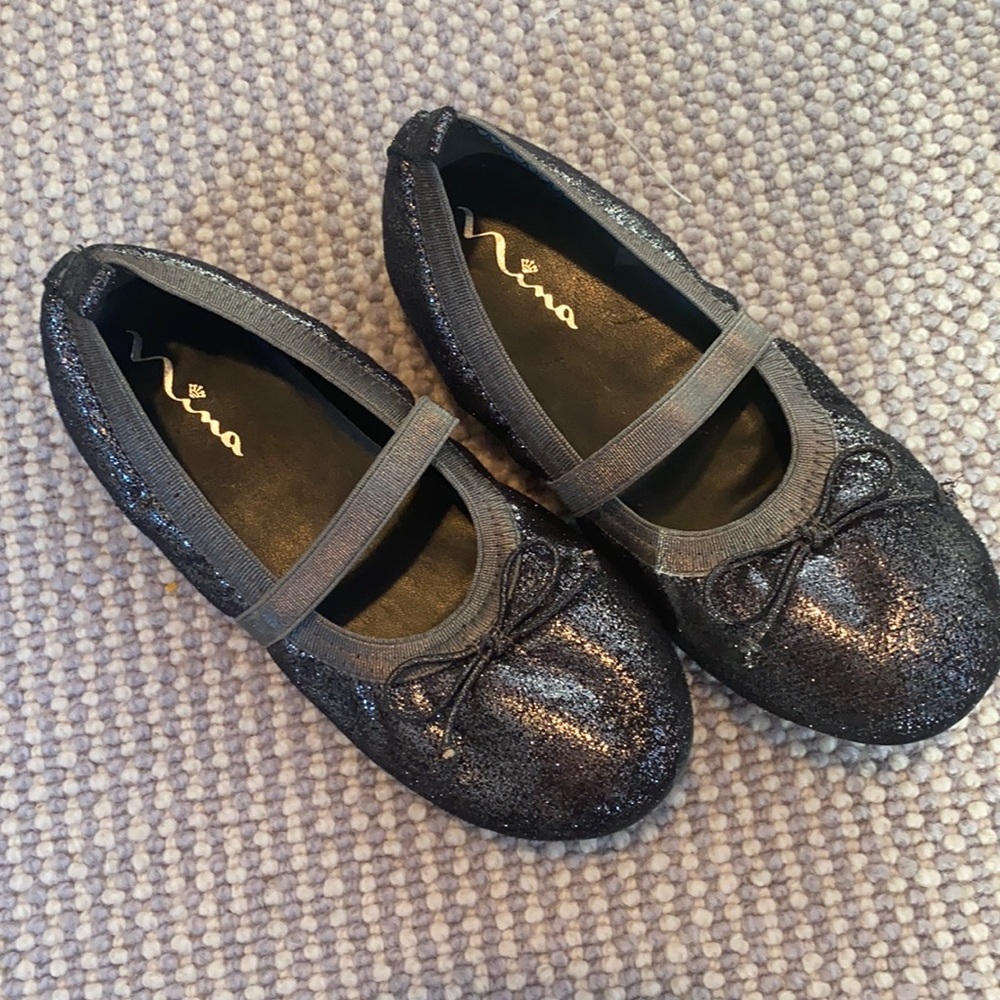 Nina Silver Ballet Flat